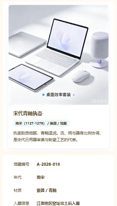 场馆展品说明